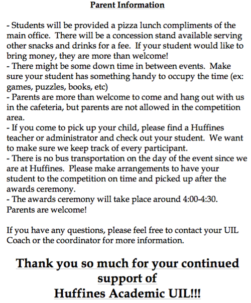 Parent Info 